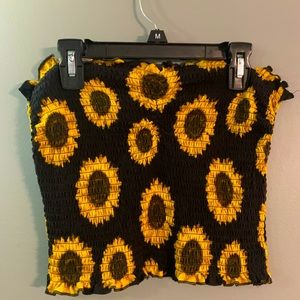 Sunflower TUB TOP fits size medium